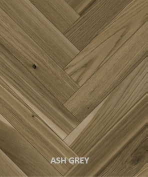 Parchet stratificat stejar, Herringbone 11x100x500 mm, Clasa Natur, ASH GREY