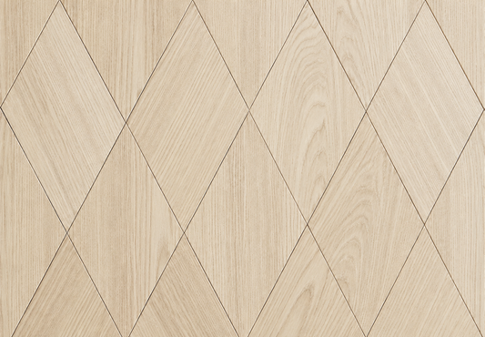 Panou decorativ 2D TRIANGLE, CARO, SQUARE, Frasin