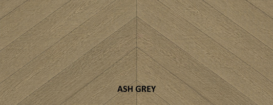 Parchet stratificat stejar, Chevron 12x100x600 mm, Clasa Select, ASH GREY