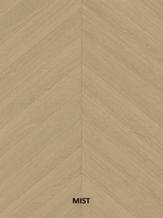 Parchet stratificat stejar, Chevron 12x100x600 mm, Clasa Select, MIST