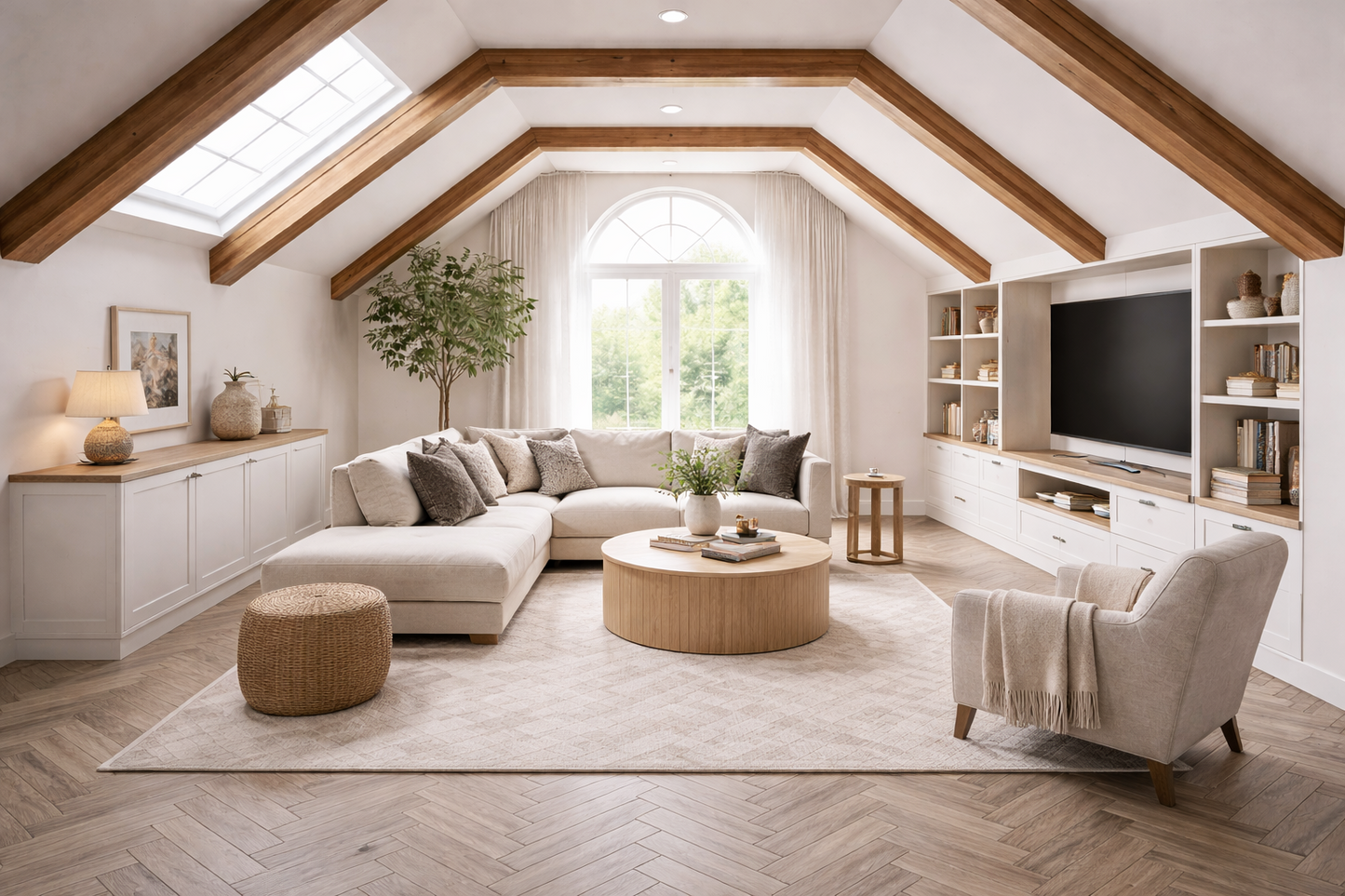 Parchet stratificat stejar, Herringbone 11x100x500 mm, Clasa Select, HORIZON