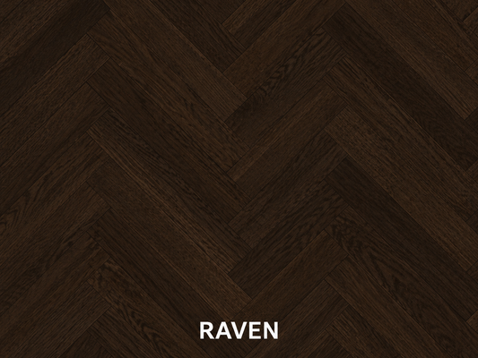 Parchet stratificat stejar, Herringbone 11x120x600 mm, Clasa Select, RAVEN