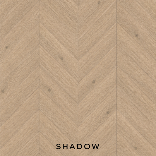 Parchet stratificat stejar, Chevron 12x100x600 mm, Clasa Natur, SHADOW