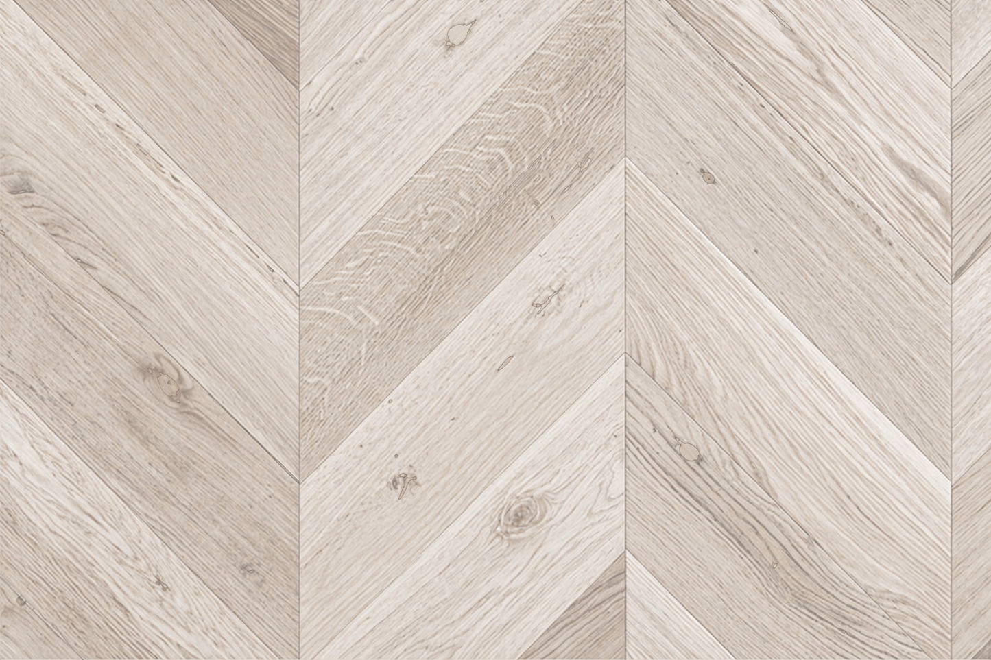 Parchet stratificat stejar, Chevron 13x150x850 mm, Clasa Rustic, COTTON WHITE
