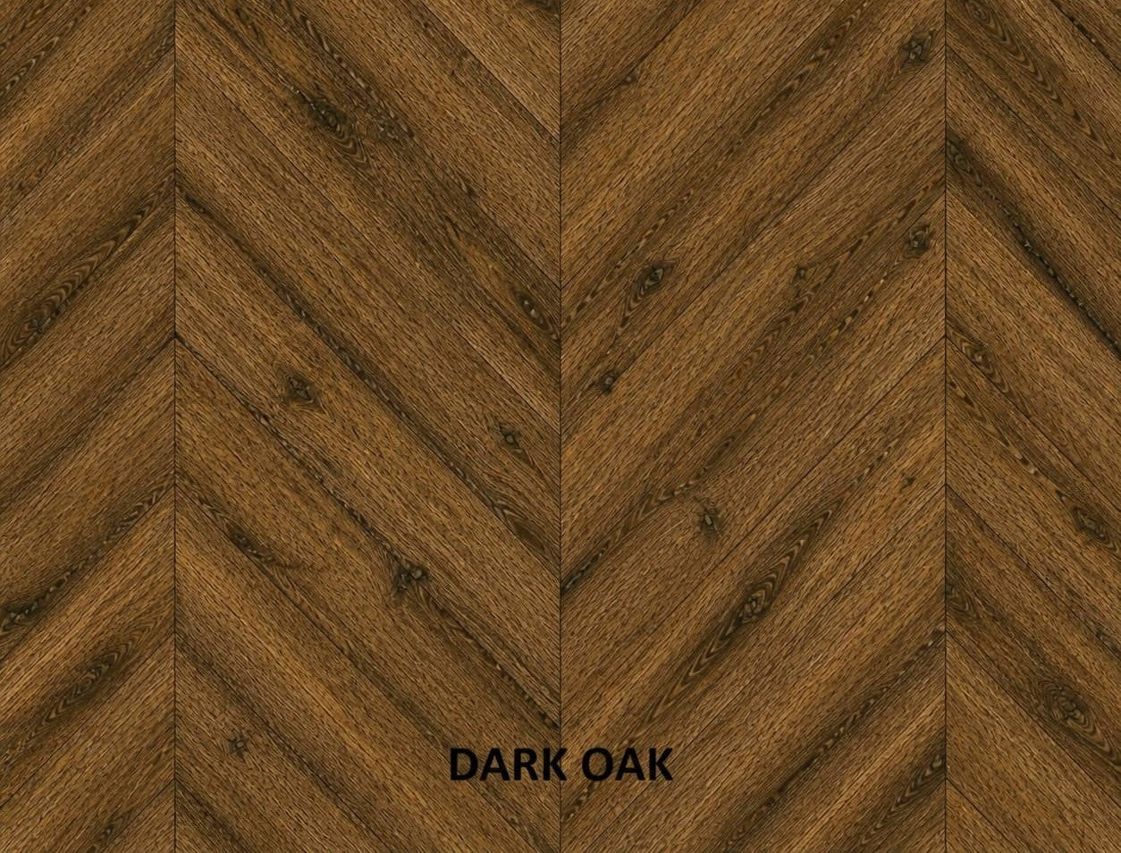 Parchet stratificat stejar, Chevron 12x100x600 mm, Clasa Rustic, DARK OAK