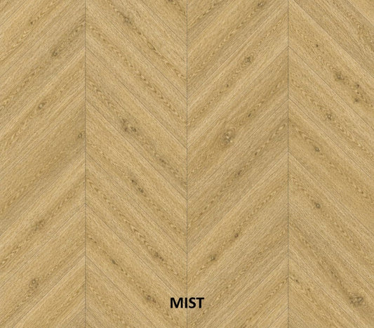 Parchet stratificat stejar, Chevron 12x100x600 mm, Clasa Rustic, MIST
