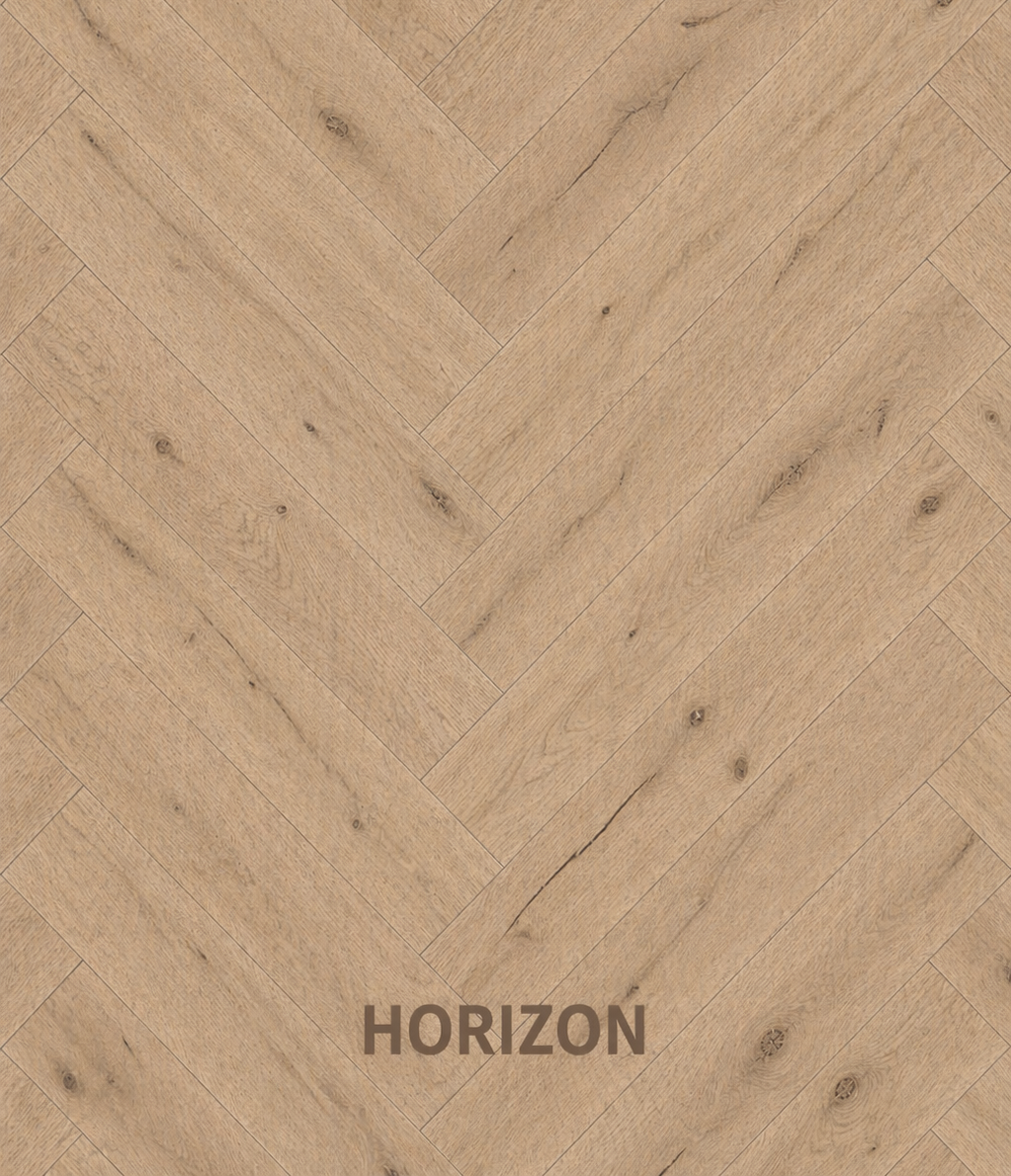Parchet stratificat stejar, Herringbone 11x150x665 mm, Clasa Rustic, HORIZON