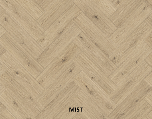 Parchet stratificat stejar, Herringbone 11x100x500 mm, Clasa Rustic, MIST