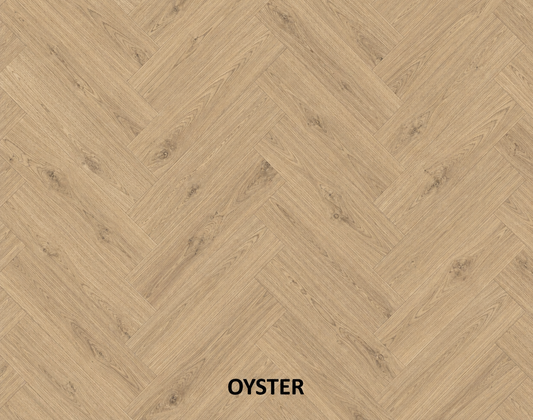 Parchet stratificat stejar, Herringbone 11x100x500 mm, Clasa Rustic, OYSTER