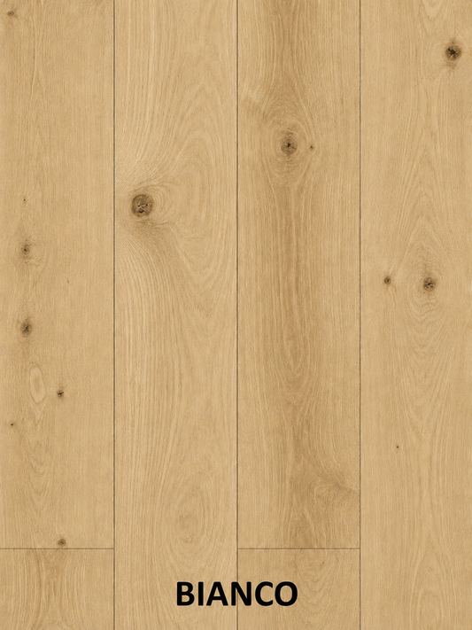 Parchet stratificat stejar, Mega Profi 15x180x2200 mm, Clasa Rustic, BIANCO