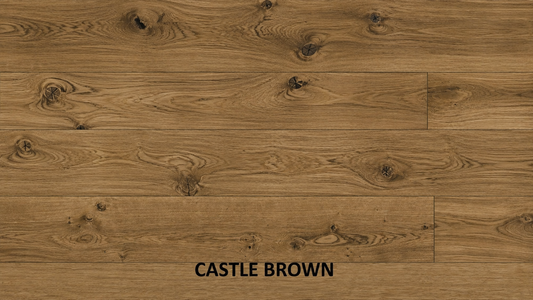Parchet stratificat stejar, Mega Profi 15x180x2200 mm, Clasa Rustic, CASTLE BROWN