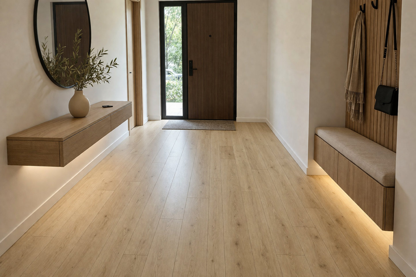 Parchet stratificat stejar, Maxi Profi 11x120x1200 mm, Clasa Select, KORAL