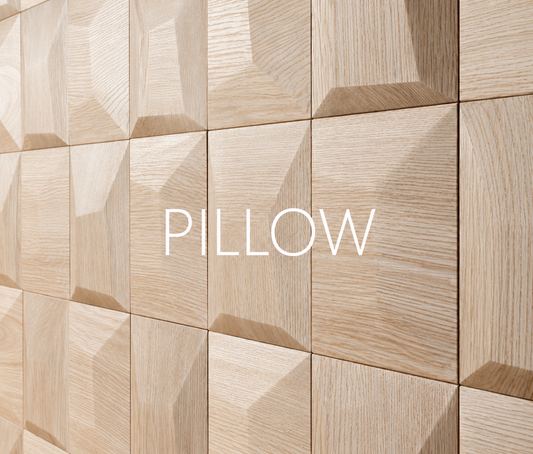 Panou decorativ 3D PILLOW - FORM AT WOOD
