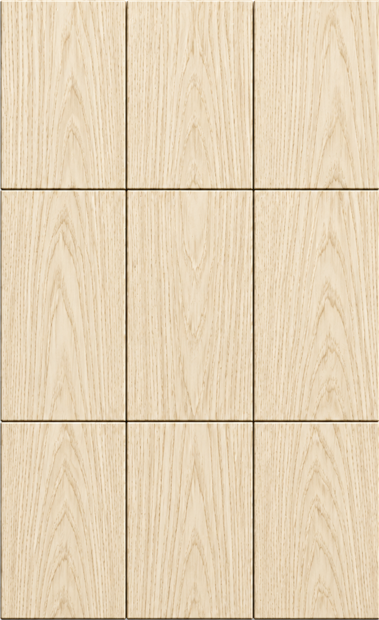 Panou decorativ 2D TRIANGLE, CARO, SQUARE, RECTANGLE - Frasin