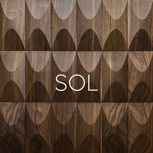 Panou decorativ 3D SOL, Nuc American
