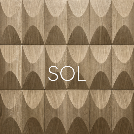 Panou decorativ 3D SOL, Stejar