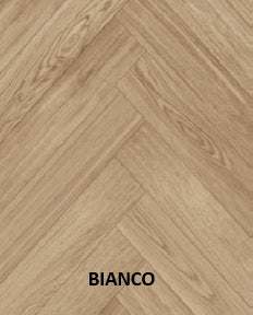 Parchet stratificat stejar, Herringbone 11x100x500 mm, Clasa Select, BIANCO