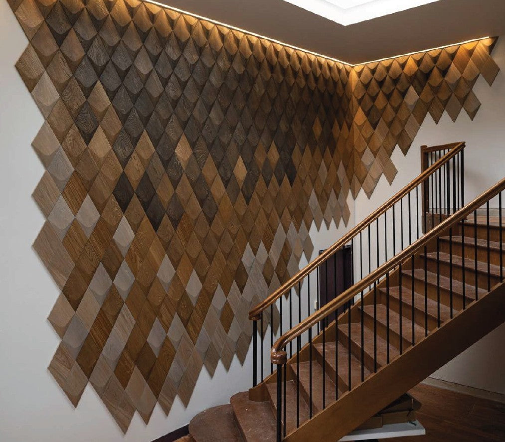 Panou decorativ 3D CARO PLUS, Stejar