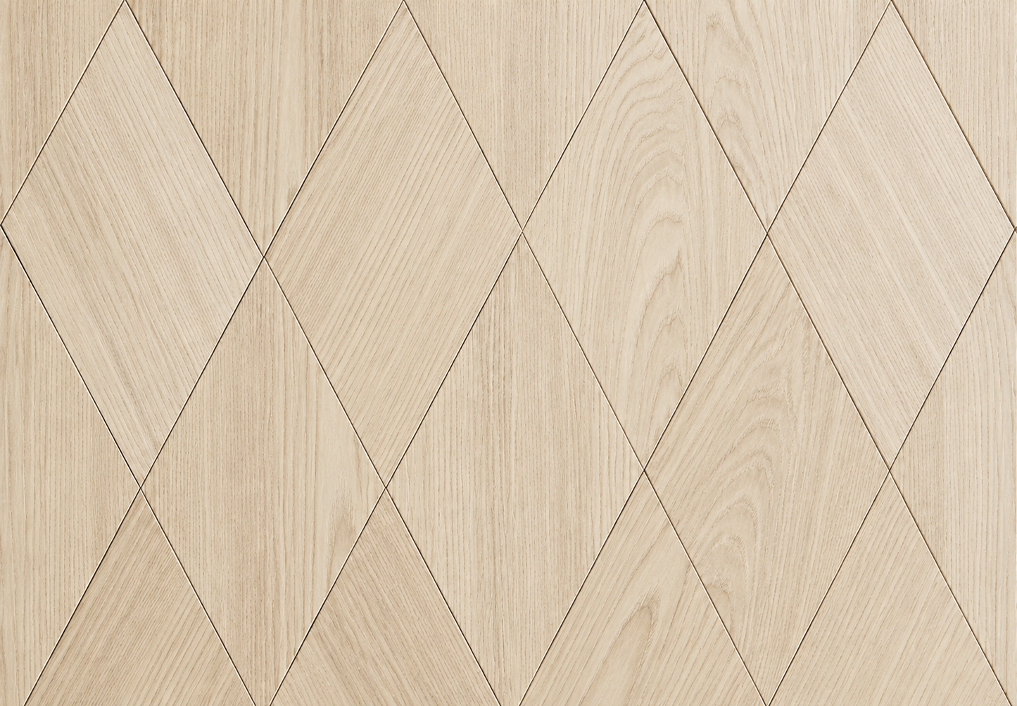 Panou decorativ 2D TRIANGLE, CARO, SQUARE,  Frasin