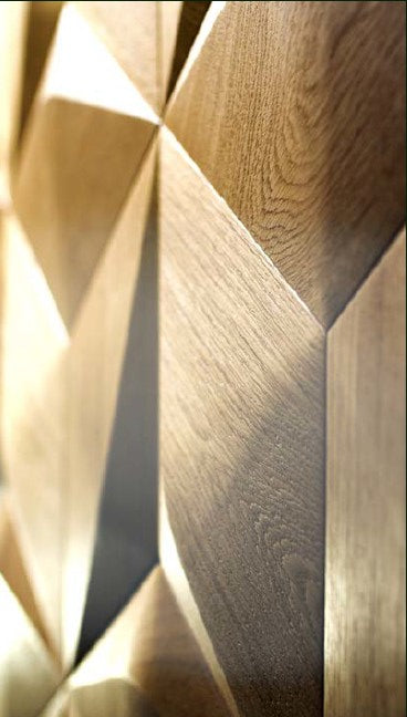 Panou decorativ 3D CARO MINUS, Stejar