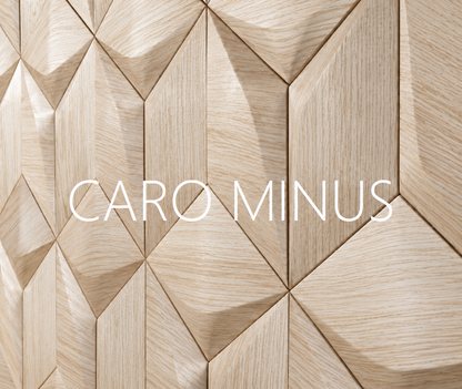 Panou decorativ 3D CARO MINUS - FORM AT WOOD
