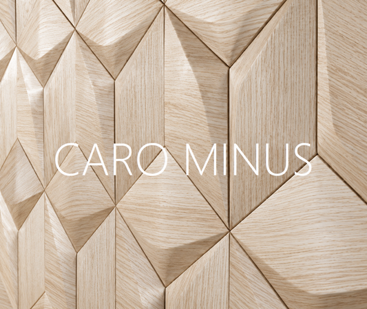 Panou decorativ 3D CARO MINUS - FORM AT WOOD