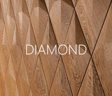 Panou decorativ 3D DIAMOND, Stejar