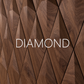 Panou decorativ 3D DIAMOND - FORM AT WOOD