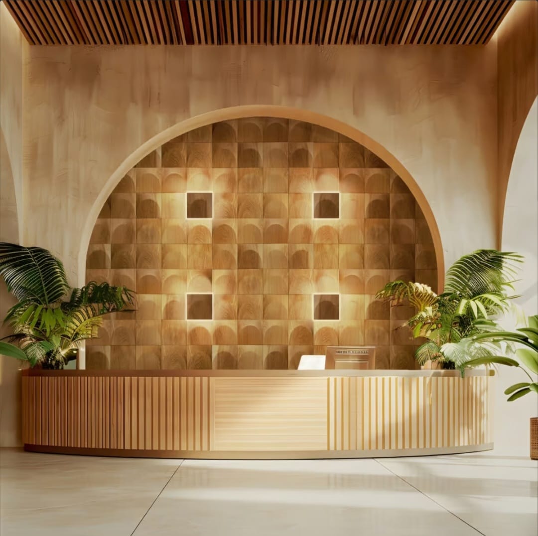 Panou decorativ 3D ARCH, Stejar
