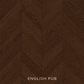 Parchet stratificat stejar, Chevron 13x150x500 mm, Clasa Natur, ENGLISH PUB