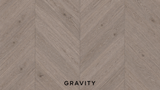 Parchet stratificat stejar, Chevron 13x150x500 mm, Clasa Natur, GRAVITY