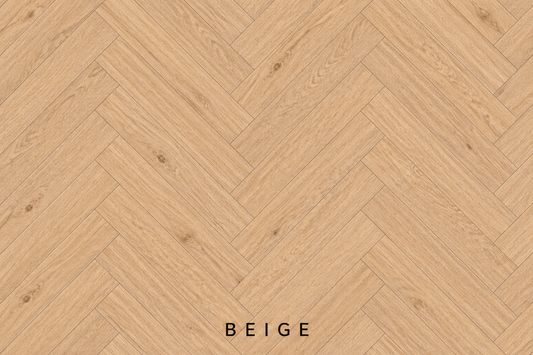 Parchet stratificat stejar, Herringbone 11x100x500 mm, Clasa Natur, BEIGE