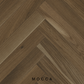 Parchet stratificat stejar, Herringbone 13x150x665 mm, Clasa Natur, MOCCA