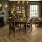 Parchet stratificat stejar, Herringbone 13x150x665 mm, Clasa Natur, MOCCA