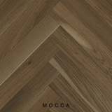 Parchet stratificat stejar, Herringbone 13x150x665 mm, Clasa Natur, MOCCA