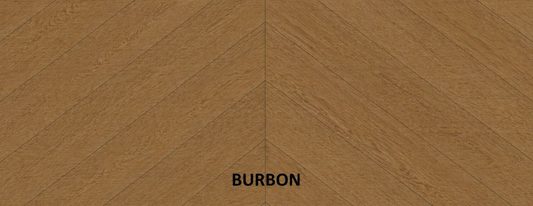 Parchet stratificat stejar, Chevron 12x100x600 mm, Clasa Select, BURBON