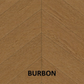 Parchet stratificat stejar, Chevron 13x150x500 mm, Clasa Select, BURBON