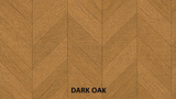 Parchet stratificat stejar, Chevron 12x100x600 mm, Clasa Select, DARK OAK