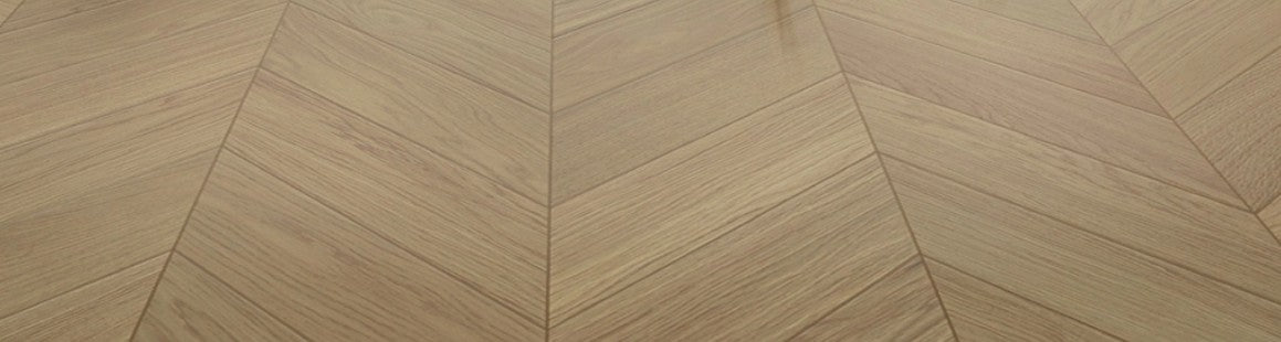 Parchet stratificat stejar, Chevron 12x100x600 mm, Clasa Select, OYSTER