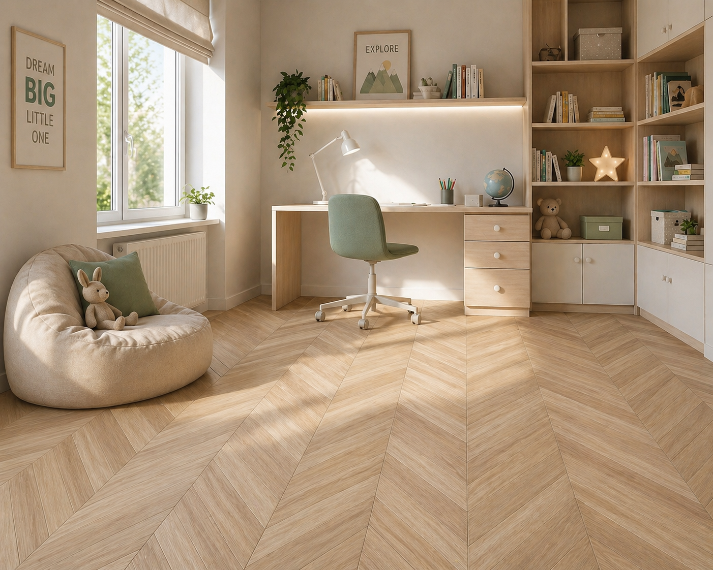 Parchet stratificat stejar, Chevron 13x150x500 mm, Clasa Select, SHADOW