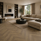 Parchet stratificat stejar, Herringbone 11x100x500 mm, Clasa Select, ASH GREY