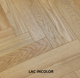Parchet stratificat stejar, Herringbone 11x150x665 mm, Clasa Select, LAC INCOLOR