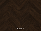 Parchet stratificat stejar, Herringbone 11x100x500 mm, Clasa Select, RAVEN