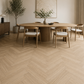 Parchet stratificat stejar, Herringbone 11x120x600 mm, Clasa Select, VANILLA