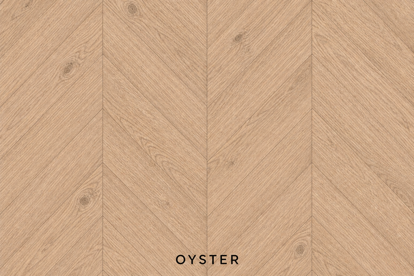 Parchet stratificat stejar, Chevron 13x150x500 mm, Clasa Natur, OYSTER