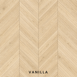 Parchet stratificat stejar, Chevron 13x150x500 mm, Clasa Natur, VANILLA