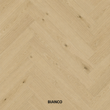 Parchet stratificat stejar, Herringbone 11x100x500 mm, Clasa Natur, BIANCO