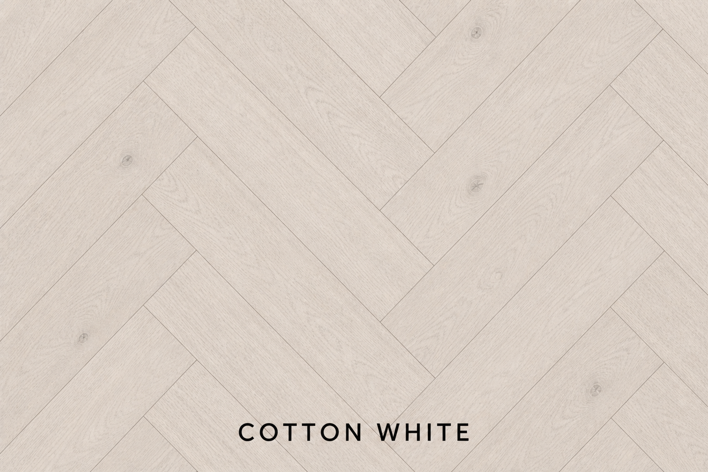 Parchet stratificat stejar, Herringbone 11x150x665 mm, Clasa Natur, COTTON WHITE