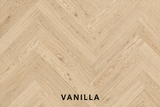 Parchet stratificat stejar, Herringbone 11x150x665 mm, Clasa Natur, VANILLA