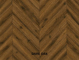 Parchet stratificat stejar, Chevron 12x100x600 mm, Clasa Rustic, DARK OAK